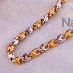 750 Rose Gold Hallmark Men's Chain RMC109