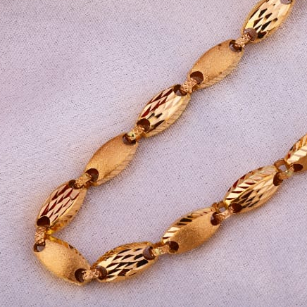 750 Rose Gold Men's Gorgeous Chain RMC111 - Image 2