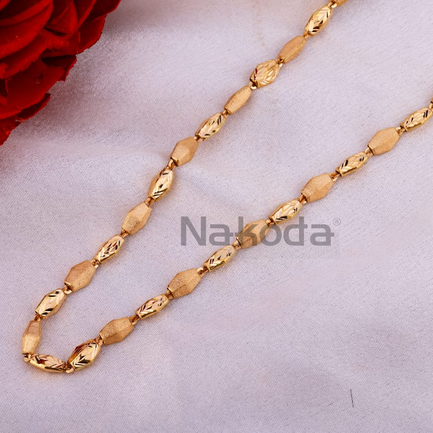 750 Rose Gold Men's Classic Chain RMC116 - Image 2