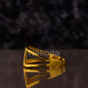 916 Gold CZ Hallmark Men's Ring MR869