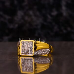 916 Gold CZ Men's Gorgeous Ring MR855