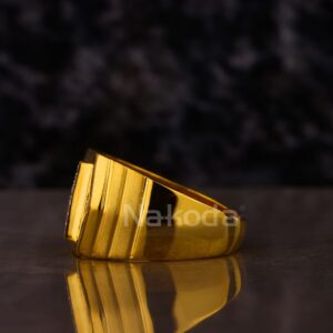 916 Gold CZ Men's Exclusive Ring MR857