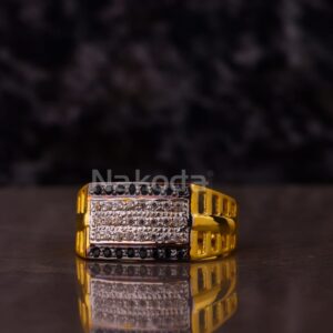 916 Gold Hallmark Stylish Men's Ring MR882