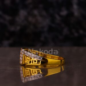 916 Gold Hallmark Fancy Men's Ring MR884