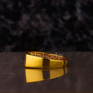 916 Gold Hallmark Designer Men's Ring MR886