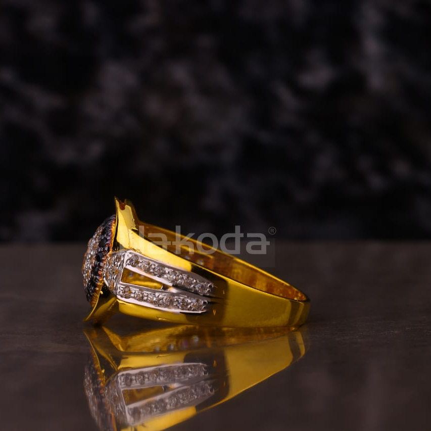 916 Gold Men's Exclusive Ring MR875 - Image 2