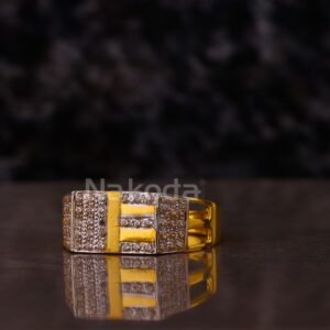 916 Gold Men's Classic Ring MR878