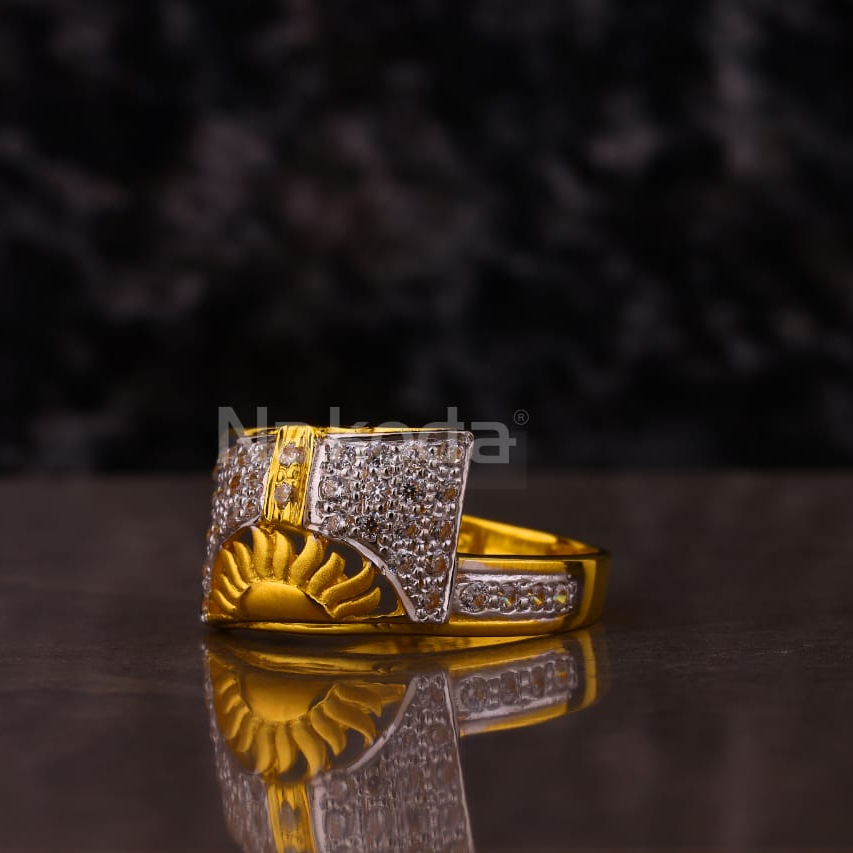 916 Gold Hallmark Men's God Ring MGR191
