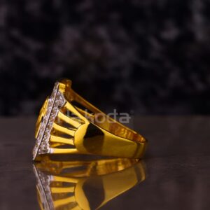 916 Gold Men's Stylish God Ring MGR192