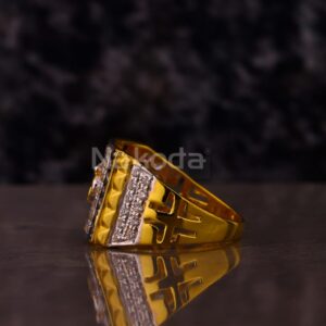 916 Gold Men's Classic God Ring MGR198