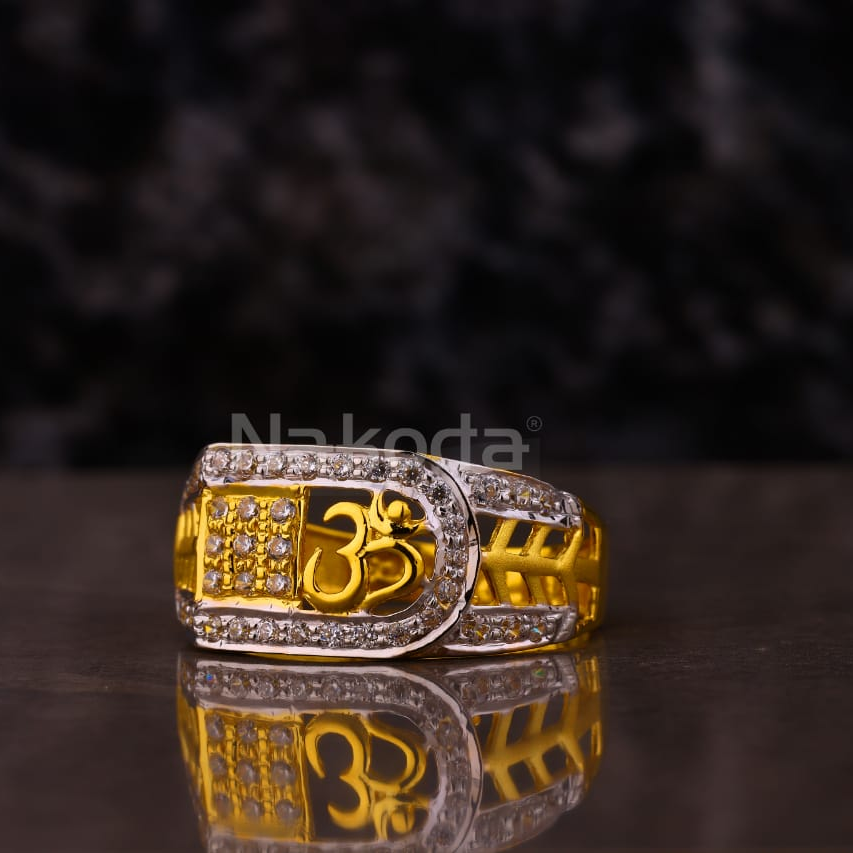 916 Gold Men's God Ring MGR199