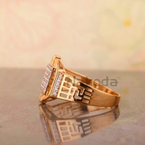 750 Rose Gold Exclusive Men's Ring RMR104