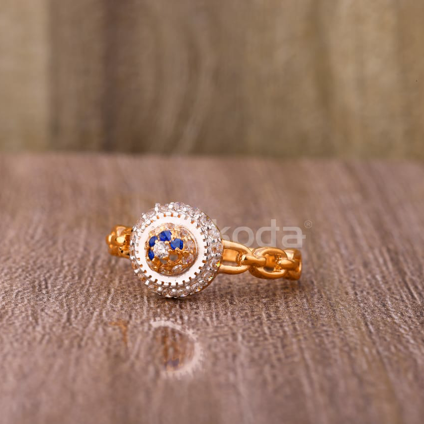 18KT Rose Gold Hallmark Exclusive Ladies Ring RLR931