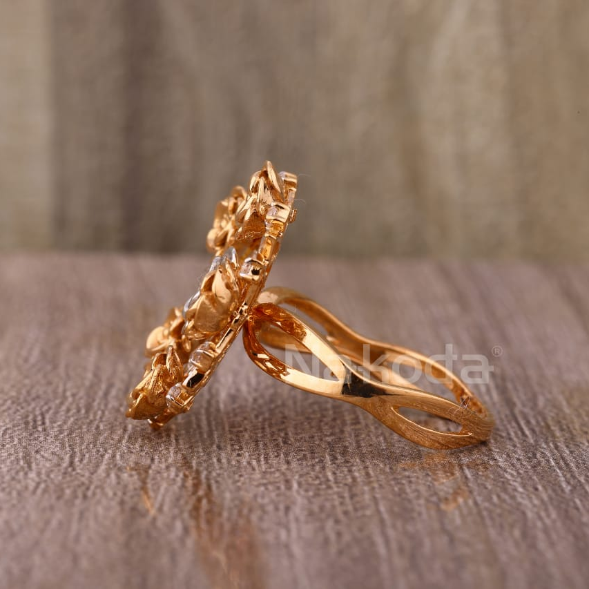 18KT Rose Gold Ladies Ring RLR920 - Image 3