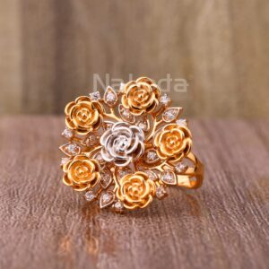 18KT Rose Gold Ladies Ring RLR920