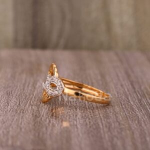 750 Rose Gold CZ Ladies Gorgeous Ring RLR915