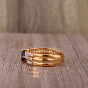 750 Rose Gold CZ Fancy Ladies Ring RLR916