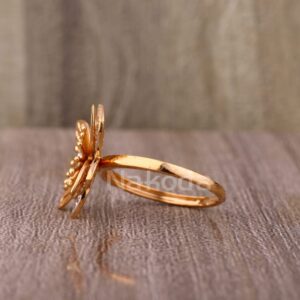 750 Rose Gold CZ Exclusive Ladies Ring RLR917