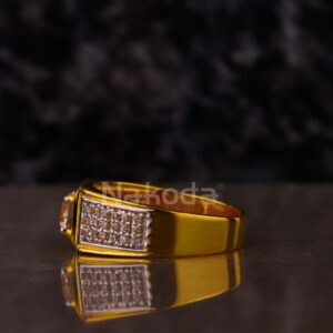 916 Gold Men's Solitaire Delicate Ring MSR136
