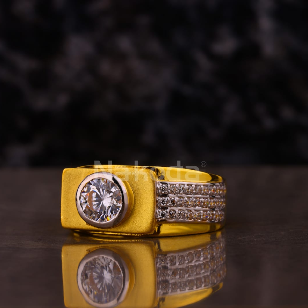 916 Gold Men's Solitaire Ring MSR139
