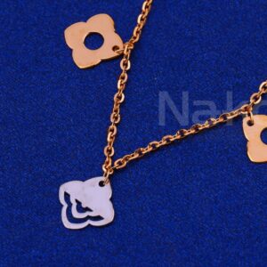 750 Rose Gold CZ Hallmark Ladies Bracelet RTB14