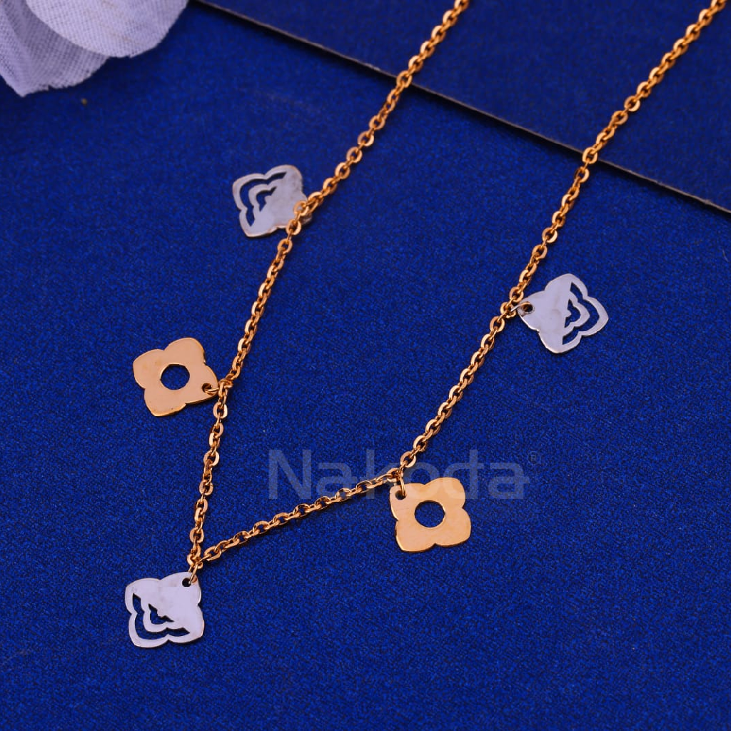 750 Rose Gold CZ Hallmark Ladies Bracelet RTB14