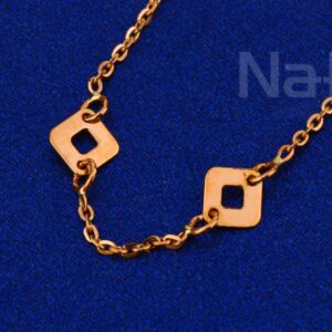 750 Rose Gold CZ Ladies Fancy Bracelet RTB17