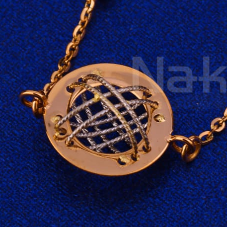 750 Rose Gold Hallmark Delicate Ladies Bracelet RTB27 - Image 2