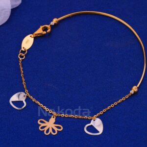 750 Rose Gold Ladies Bracelet RTB38