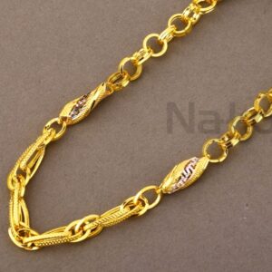 916 Gold CZ Men's Exclusive Choco Chain MCH835