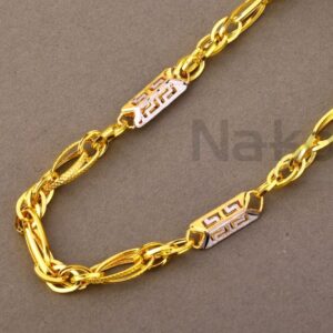 916 Gold CZ Men's Delicate Choco Chain MCH836