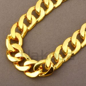 916 Gold CZ Men's Choco Chain MCH839