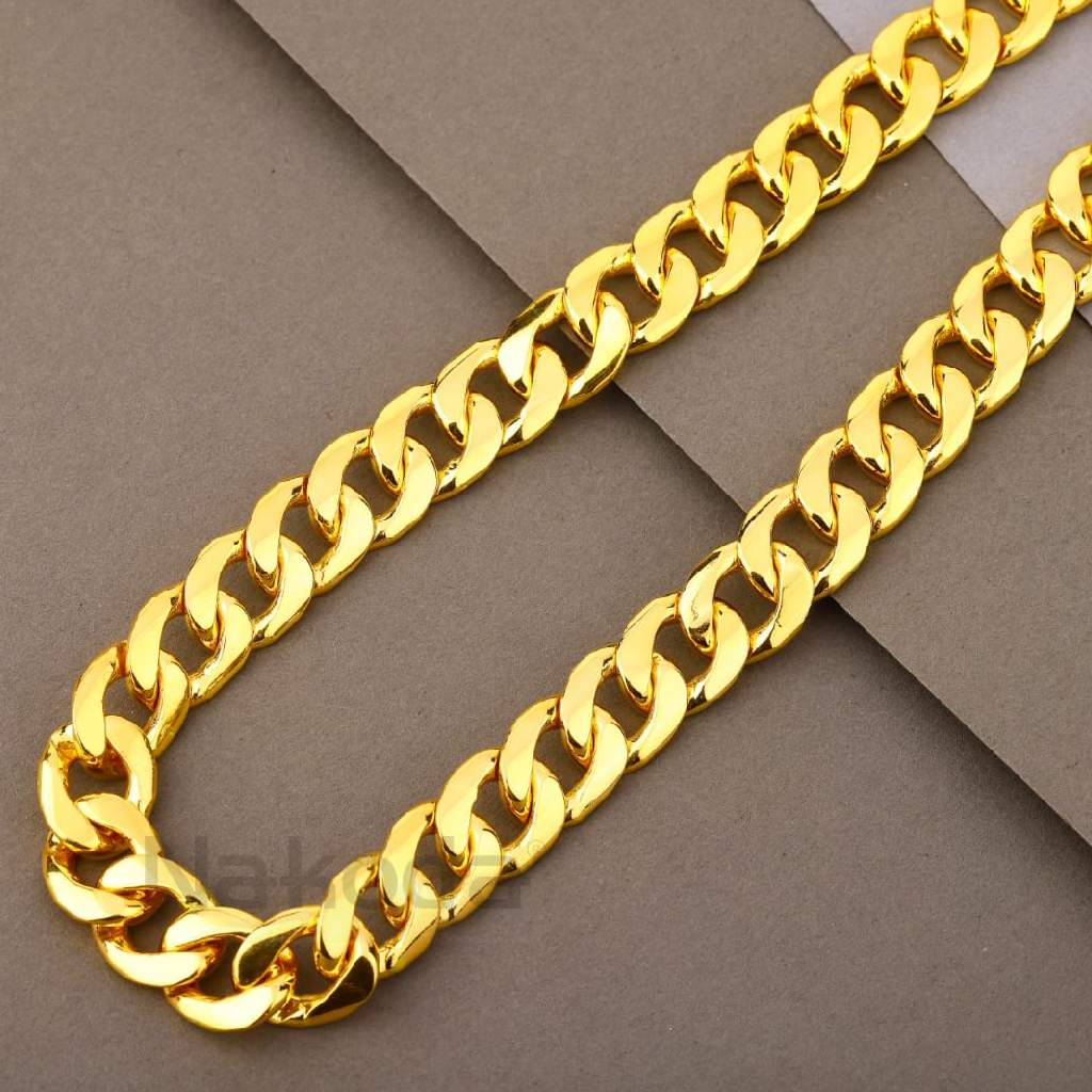 916 Gold CZ Men's Choco Chain MCH839