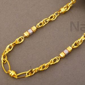 916 Gold Hallmark Men's Gorgeous Choco Chain MCH805