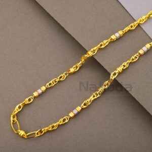 916 Gold Hallmark Men's Gorgeous Choco Chain MCH805