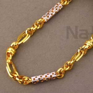 916 Gold Hallmark Men's Designer Choco Chain MCH809