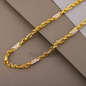 916 Gold Men's Fancy Choco Chain MCH814