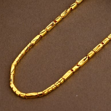916 Gold Hallmark Designer Chain MCH51 - Image 2