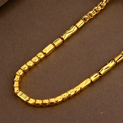 916 Gold Hallmarks Fancy Chain MCH50 - Image 2