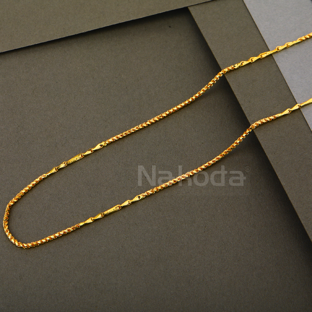 22KT Gold Men's Exclusive Choco Chain MCH773