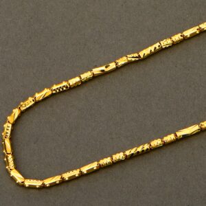 22KT Gold Men's Delicate Choco Chain MCH774