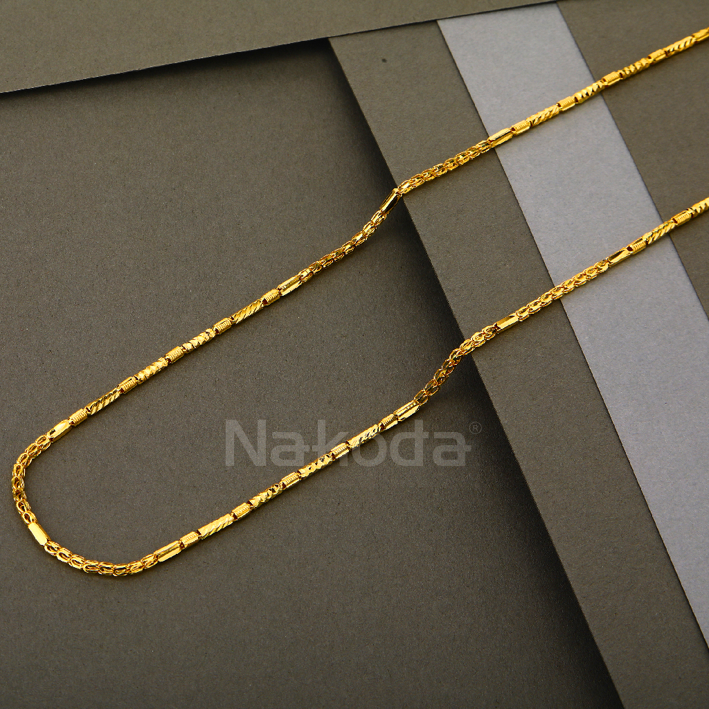 916 Gold Gentlemen's Stylish Choco Chain MCH778