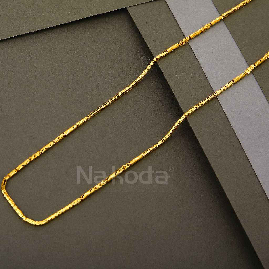 916 Gold Gentlemen's Delicate Choco Chain MCH782