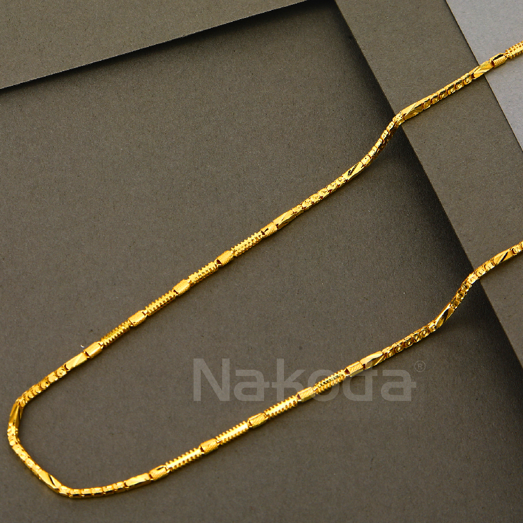 916 Gold Men's stylish Choco Chain MCH786