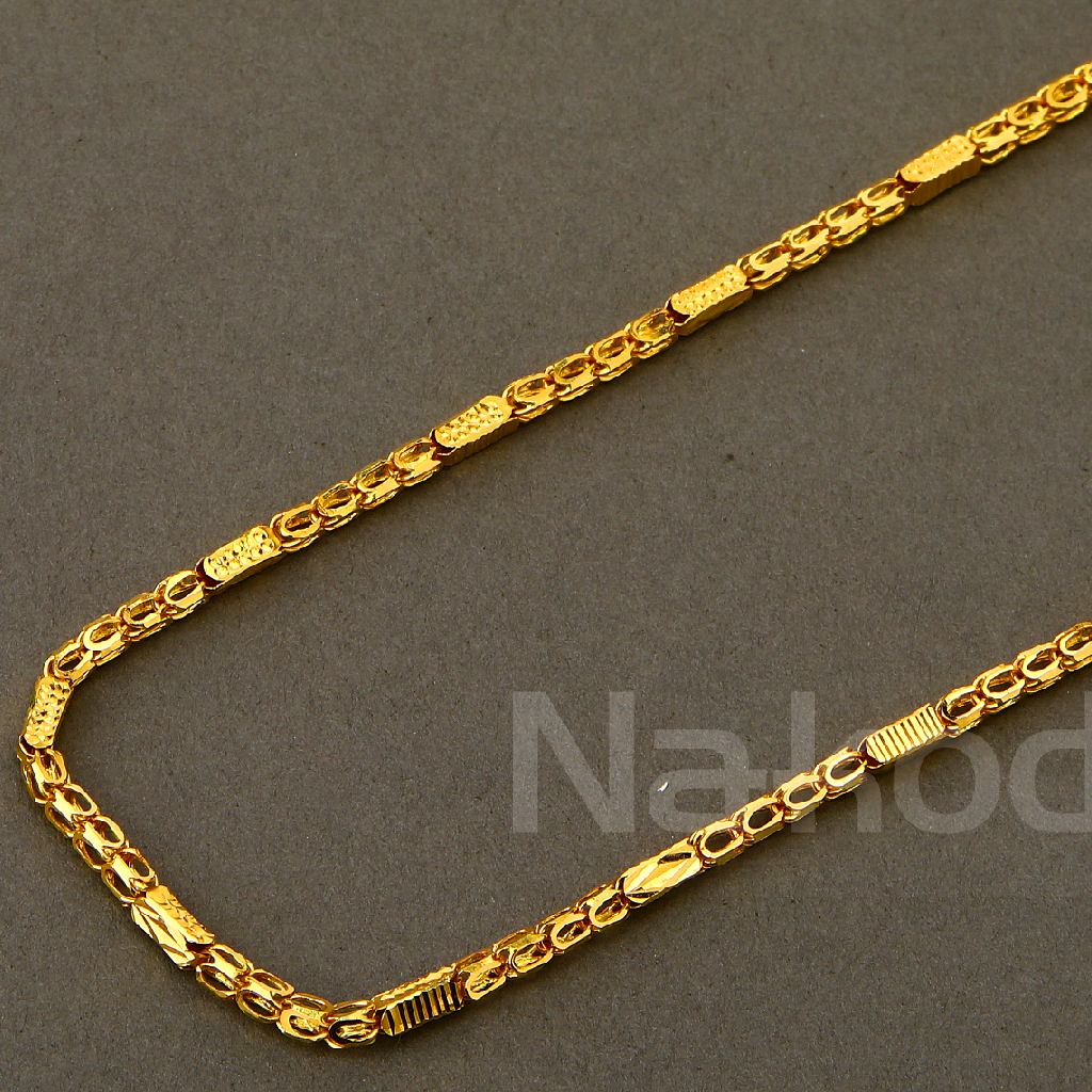 916 Gold Men's Exclusive Choco Chain MCH789 - Image 2