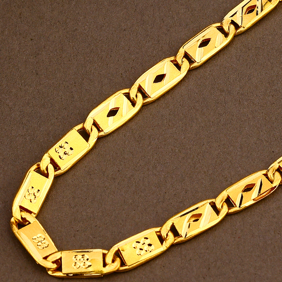 22KT Gold Gorgeous Mens Chock Chain MCH03 - Image 2