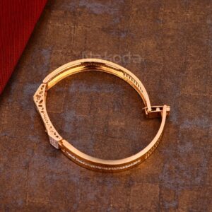 750 Rose Gold Men's Kada Bracelet RMKB36