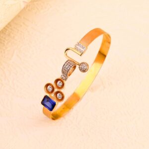 750 Rose Gold Ladies Kada Bracelet RLKB393