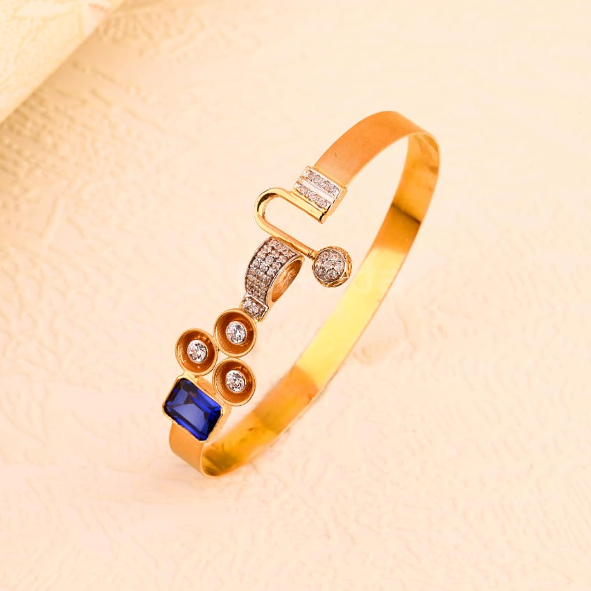 750 Rose Gold Ladies Kada Bracelet RLKB393