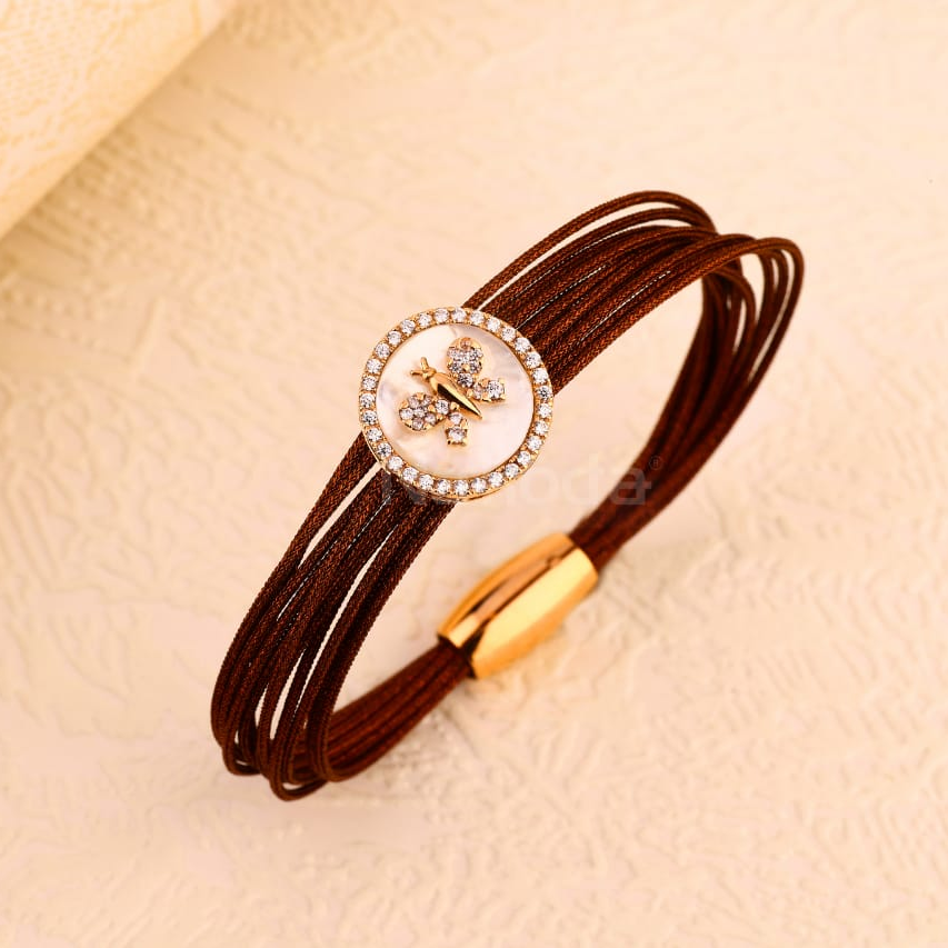 750 Rose Gold Exclusive Ladies Kada RLKB395